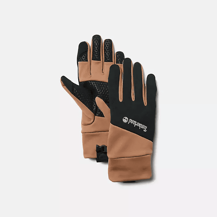 Timberland Men\'s Colorblocked Stretch Fleece Gloves